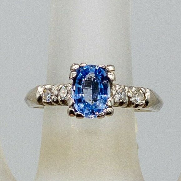 Jewelry - 2CT NATURAL SAPPHIRE DIAMOND WEDDING RING